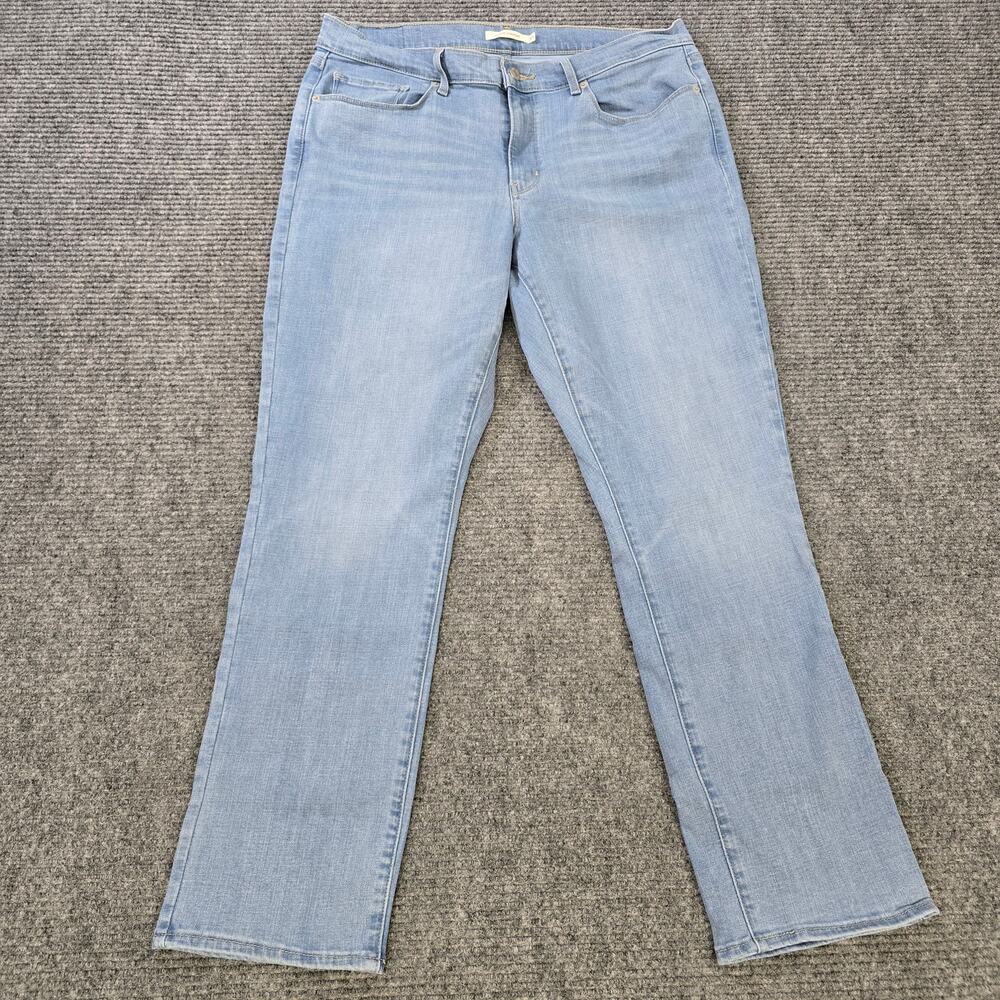 Levi's Jeans Women's 33x30 Blue Classic Straight Stretch